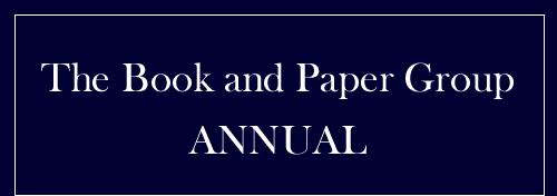 Book and Paper Group Annual