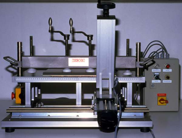 Photograph--Bord slotting machine--front view