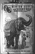 [Circus Poster - stone lithograph - before treatment]