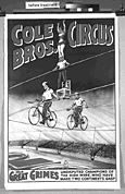 [Cole Bros. Circus Poster - before
treatment]