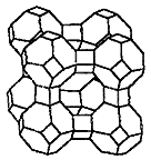 [Open structural
form of linked Zeolite polyhedra]